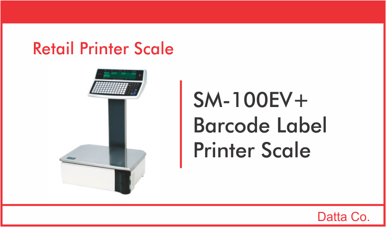SM-100EV Barcode Label Printer Scale